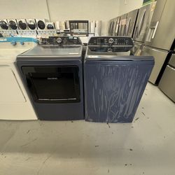 GE Set Washer  5.3 Cu Ft And Dryer Gas