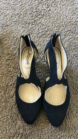 LIFESTEIDE SOFT SYSTEM BLACK SHOES SIZE 6.5
