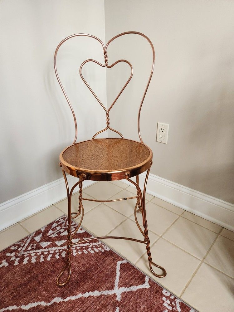 Vintage Ice Cream Parlor Chair