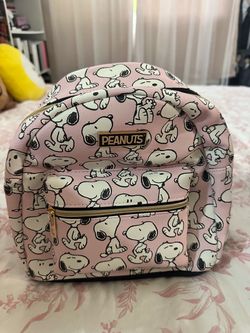Peanuts Snoopy Pink Mini Backpack