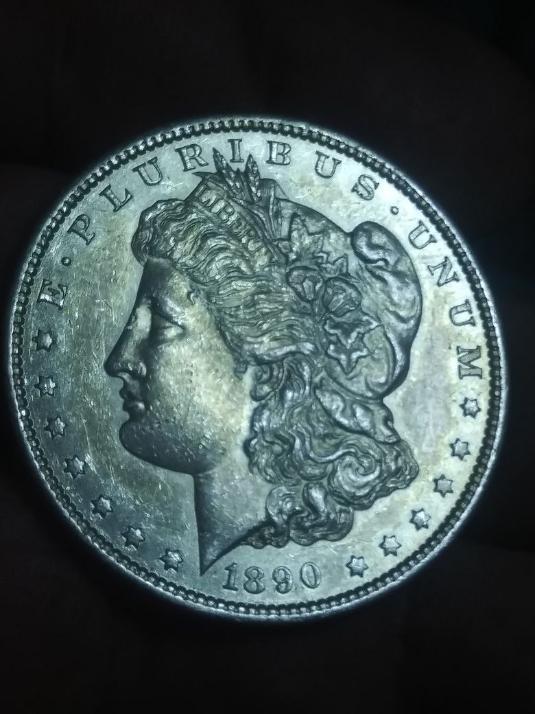 1890s choice gem bu silver Morgan dollar beautiful