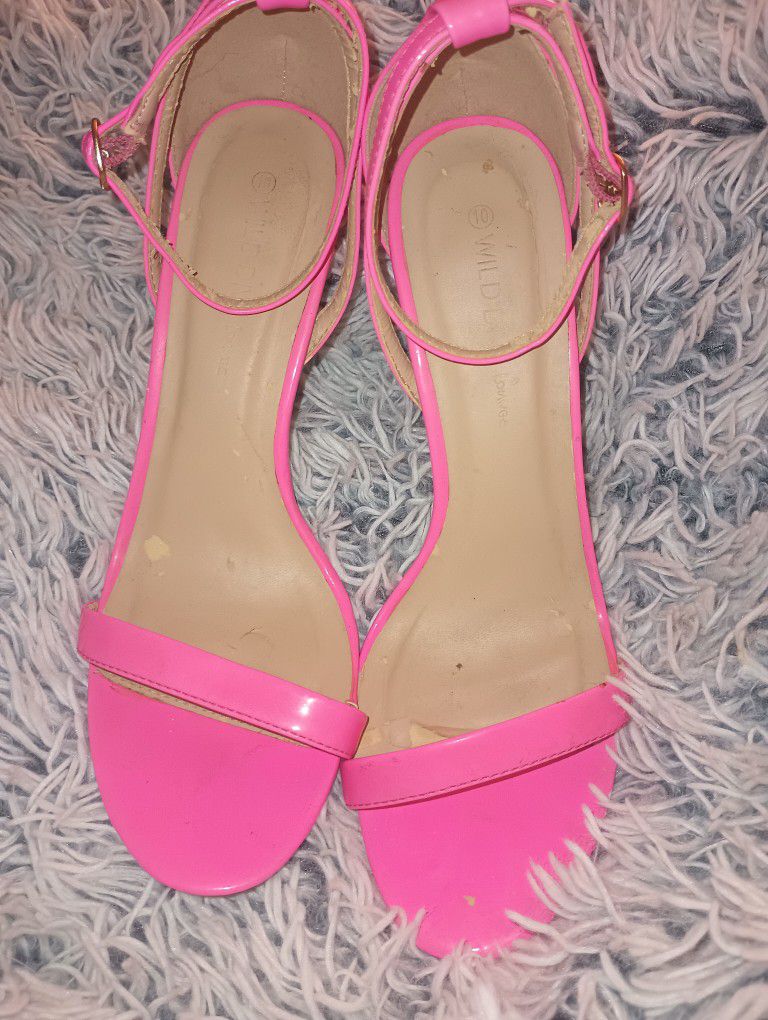 Pink Women Size 10 Heels
