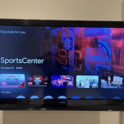 Flat Screen TV Google Chromecast