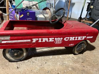 Vintage AMF Fire Chief No. 503 Pedal Car