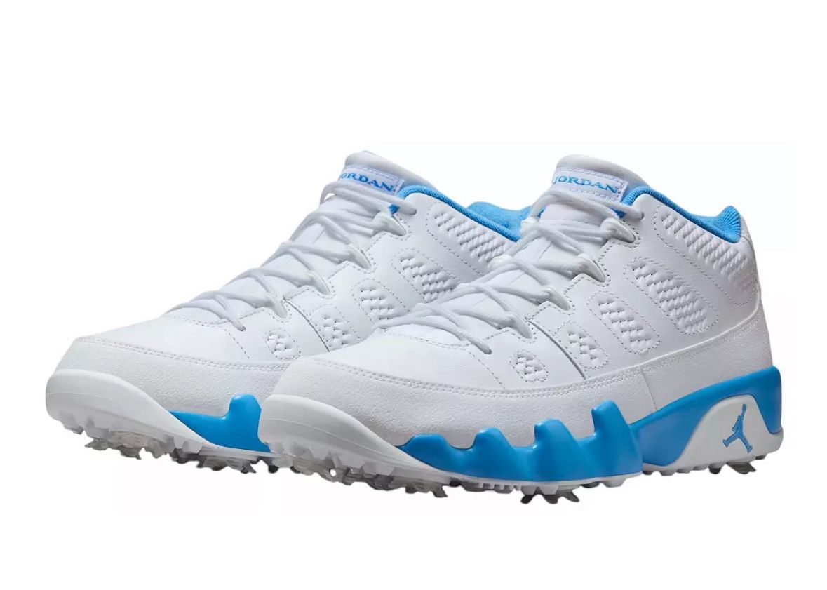 Air Jordan Men's 9 G Golf Shoes Size 7.5 UNC University Blue FJ5934-101