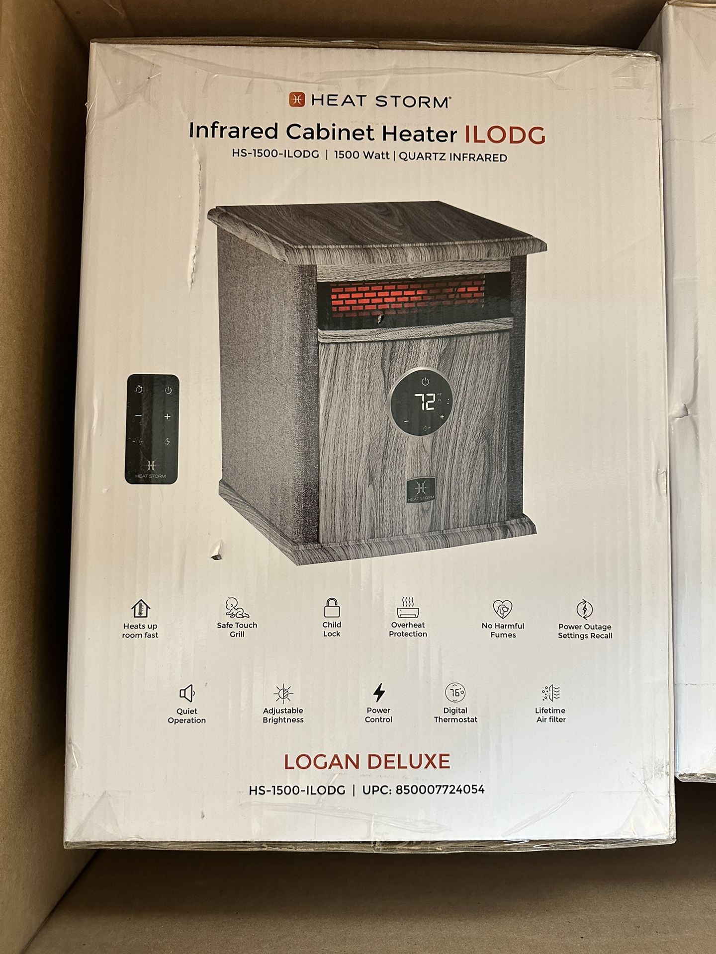 Infrared heater Indoor Use For Home Or Office 1500 watt