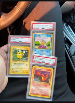 3 PSA POKÉMON Vintage Starters