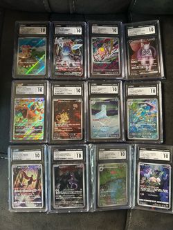 CGC Gem Mint 10 Japanese Pokémon Card Lot (12 Cards)