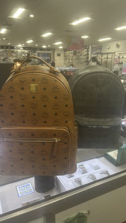 Leather backpack