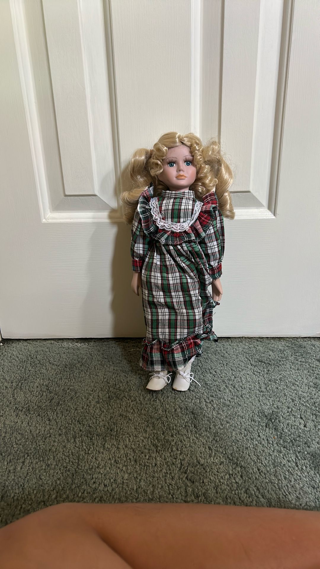 Blonde Antique Porcelain Doll