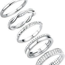 New non-tarnished rings size 8