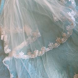Two Tier Veil For Wedding