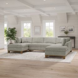 Thomasville Tavish Fabric Sectional with Storage $1599.99