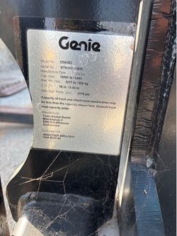 Genie Telehandler  fork attachment, probably work on other handlers