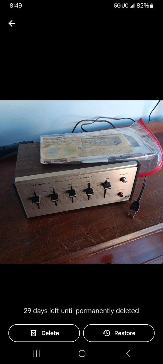 New Vtg Mini Eq