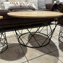 Coffee table And 2 End Tables FCFS
