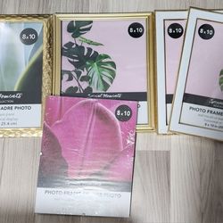 5x Photo Frames 8x10, Glass