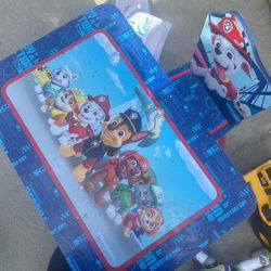 Paw Patrol Kids Table And Easel 
