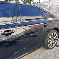 2012-2018 Audi A6 S6 C7 Sedan Rear Left Driver Side Door Shell OEM Silver
