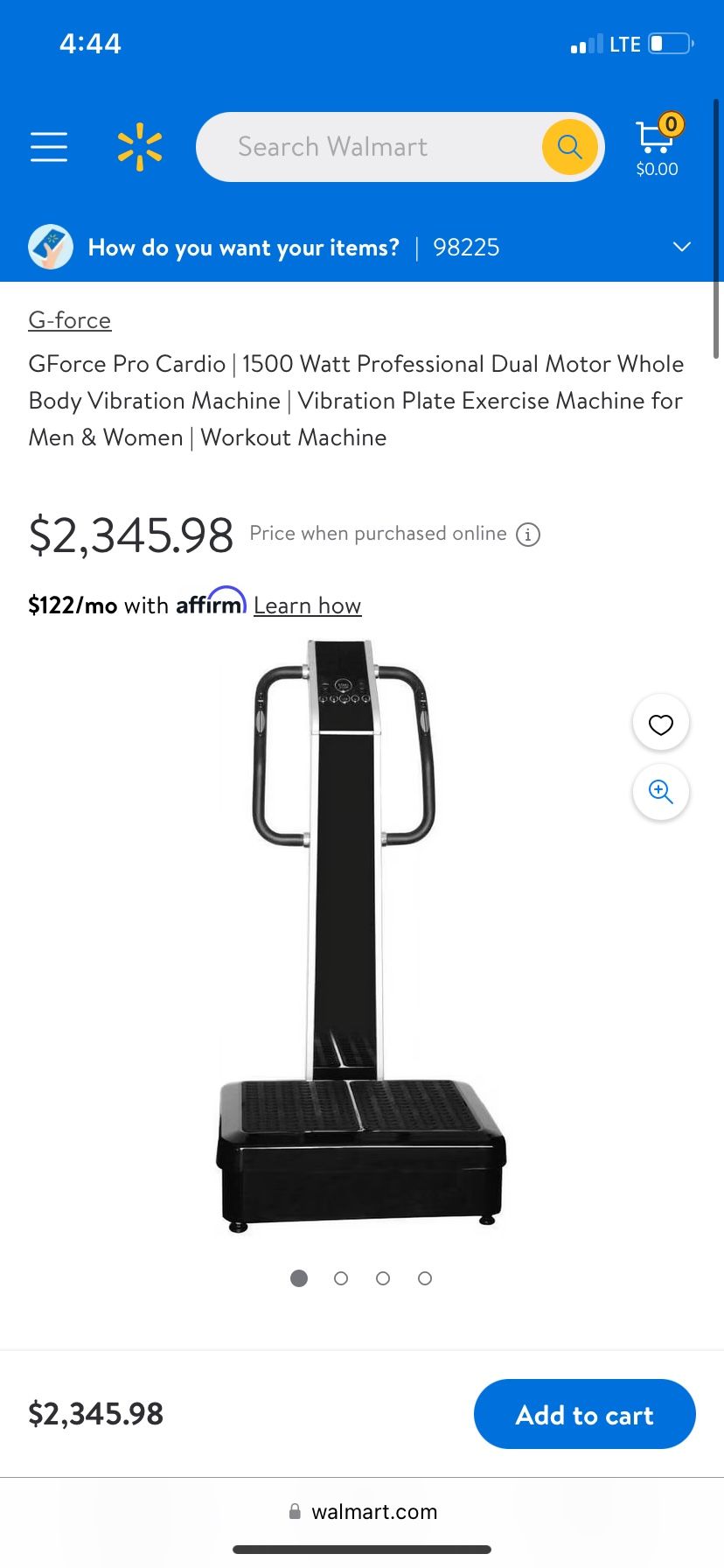 Whole Body Vibration Workout Machine
