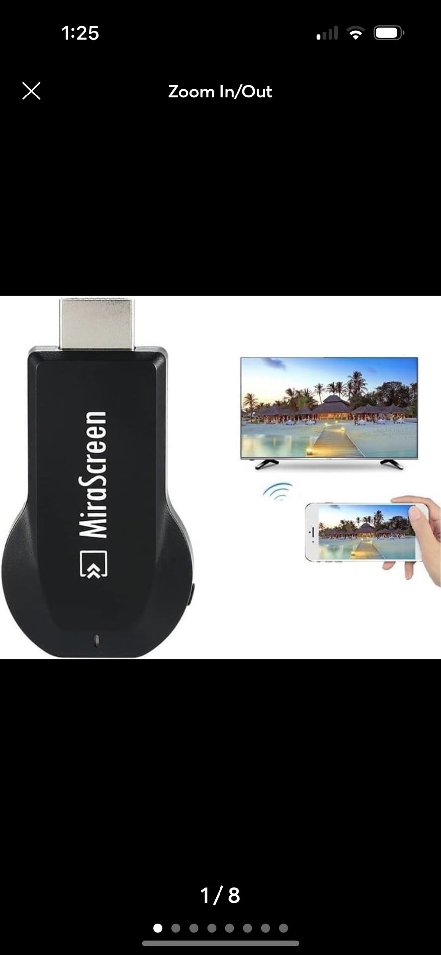 Wifi Wireless HDMI Mirror Screen Display Adapter Miracast Dongle For HD 1080P TV