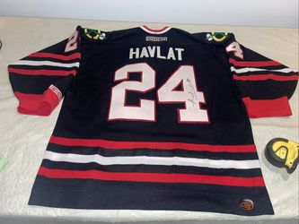 Martin Havlat Auto Chicago Blackhawks Ccm 2006 Jersey Men Xl Clean Sewn Black