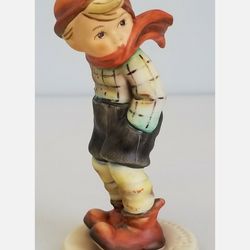 Vintage Goebel Hummel W Germany TMK-6 Porcelain Figurine Boy March Winds #43