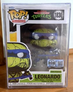 Funko Pop! TMNT - LEONARDO #1830 Deco LE3500 PCS Royalty + Protector