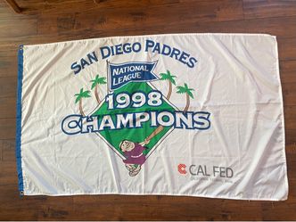 1998 San Diego Padres Championship Banner Flag 3x5’