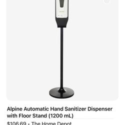 NEW Alpine Automatic Infrared Hand Sanitizer Dispensers w/ Stand – Bulk Available