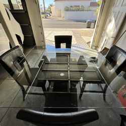 Ashley Height Square Glass table 