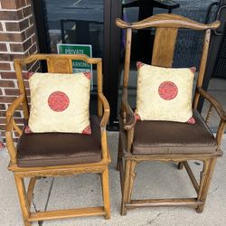 Two rare ming dynasty chairs 