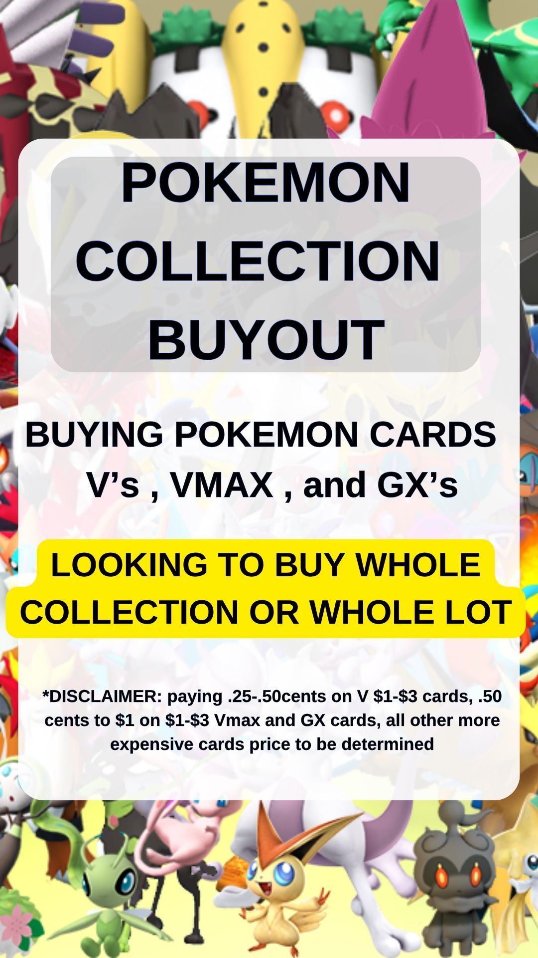 Pokemon cards Buying V’s, Vmax, And GX’s