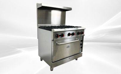 NSF 36 ins 6 Burner Convection Oven range New RGR-36C1