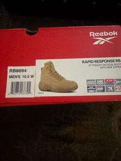 Rapid response reebok 10.5 work boots