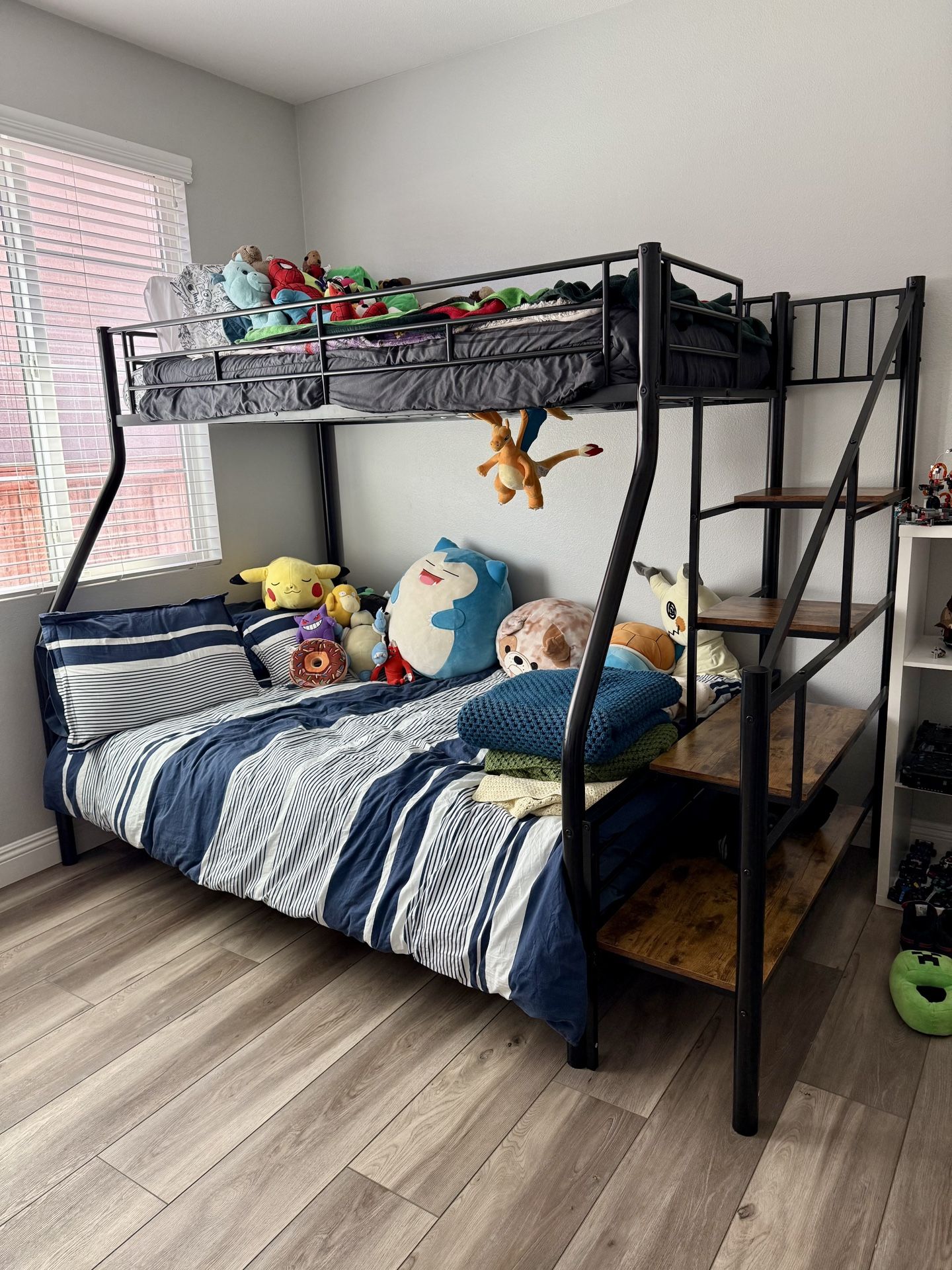 Twin Over Full Bunk Bed - Basically New