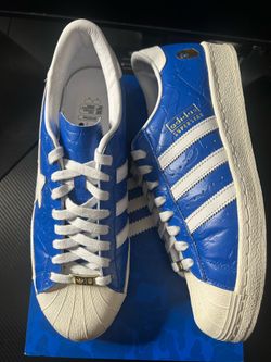Adidas Superstar Vintage Bape Blue White Size 10.5