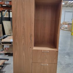 Double Wood Wardrobe With Full mirror 