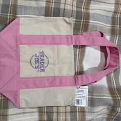 Pastel Series Pink Mini Trader Joe’s Tote
