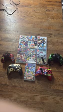 Switch games and controllers