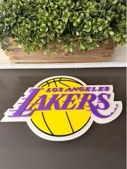 LA Lakers wall display