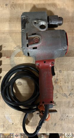 Milwaukee 7.5hp hole Hawg drill, Auger Bits & Tool Box