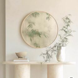 🌿 Minimalist Nature-Inspired Wall Art (24” x 24”)