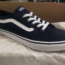 Practically New! Filmore Decon (suede/canvas)-Blue&white- Vans-Shoes-Mens Size 11