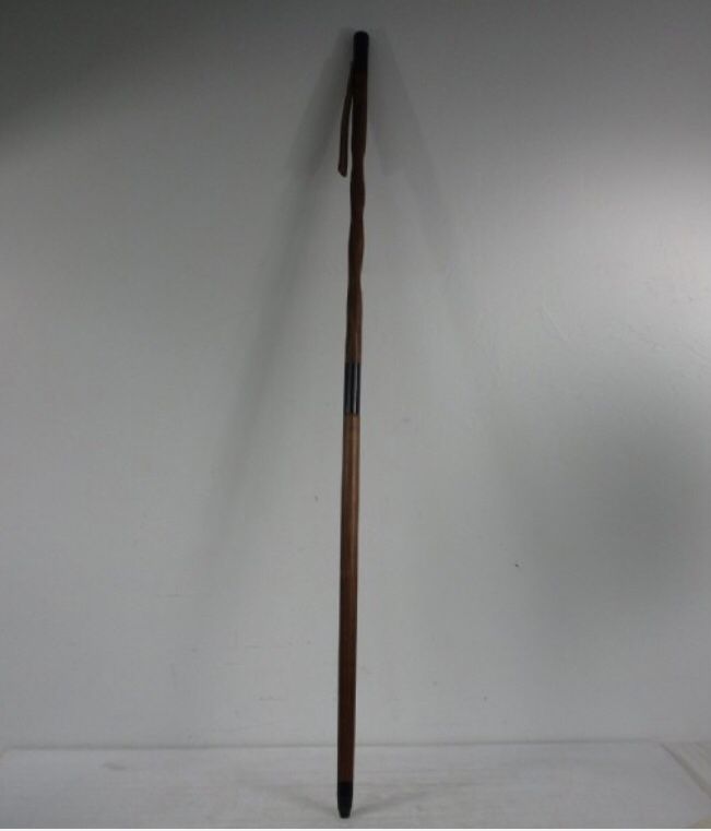 L.L. BEAN WOOD WALKING STICK/ COMPASS
