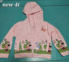 New 4t girls minnie mouse jacket