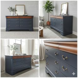Boho Style Dresser 8 Drawer! American Drew 