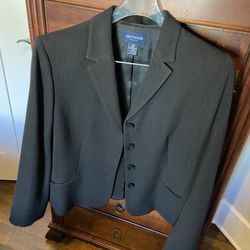 Ann Taylor dot stripe wool suit - 3 pieces