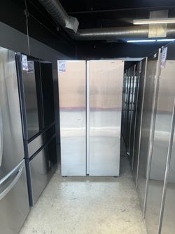 Samsung Refurbished Large Capacity Side By Side Refrigerator With Icemaker Only - Stainless Steel ‼️