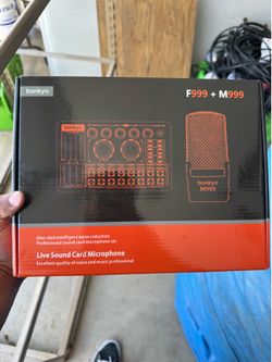 Bonkyo F999 M999 Wired Condenser Microphone Set